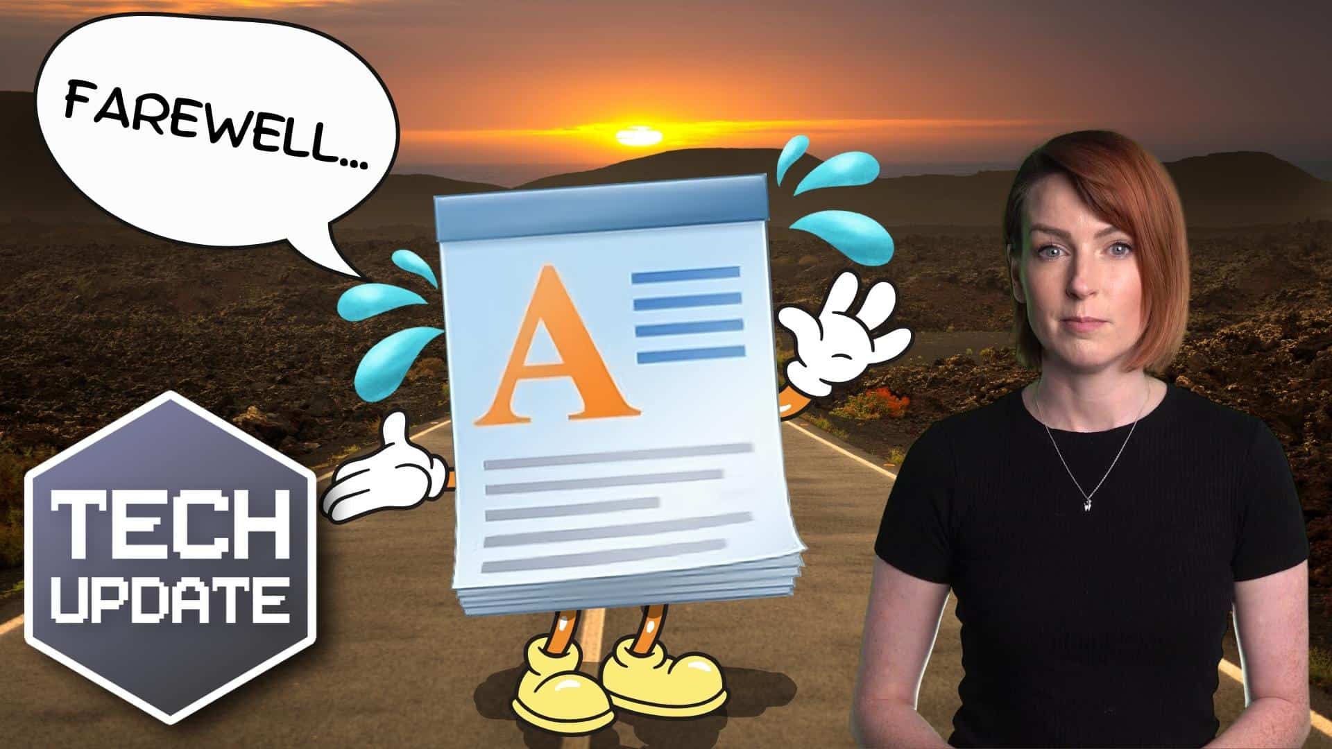 The End Of An Era Goodbye WordPad Surf Tech IT